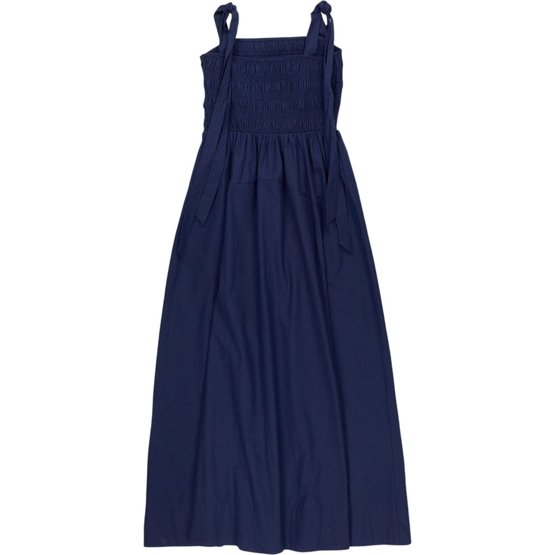 OMNES Blue Dixie Cotton Poplin Dress