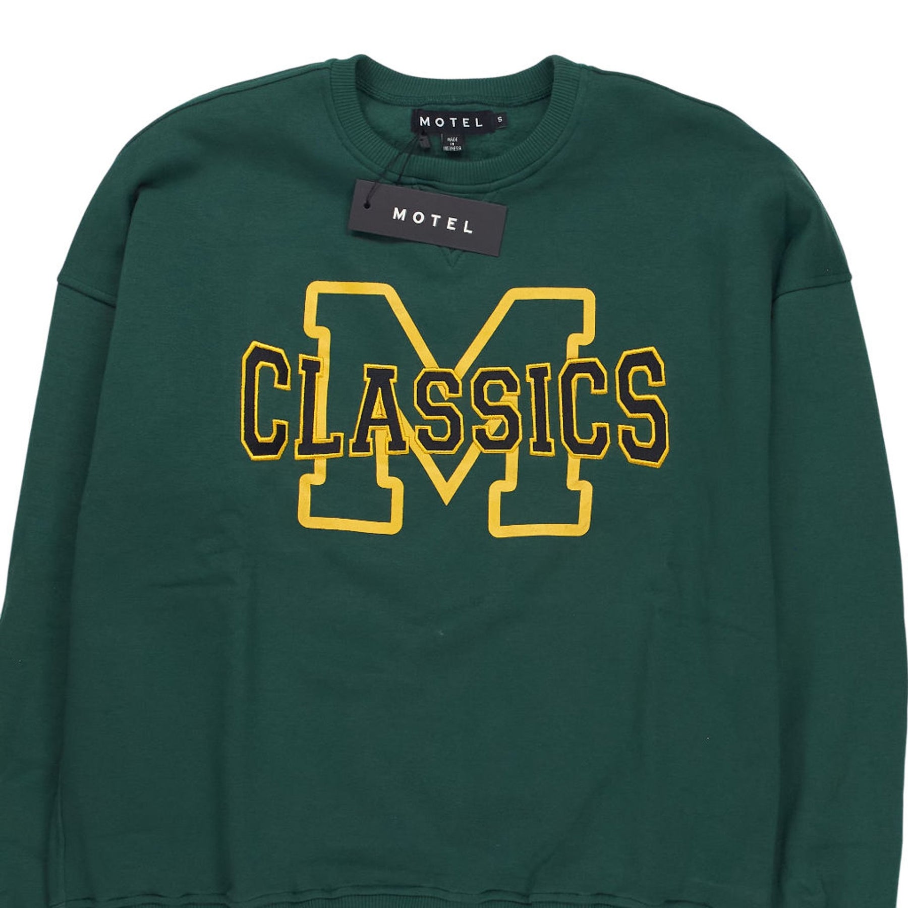 Motel Green Glam Sweatshirt