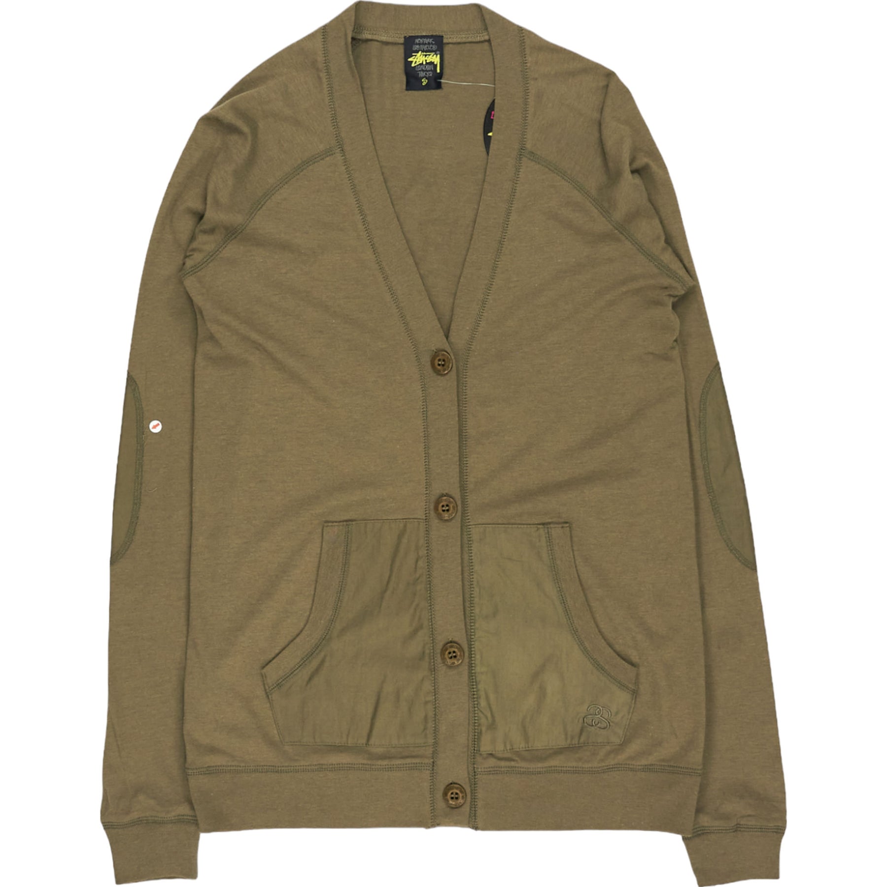 Stussy Khaki Cardigan