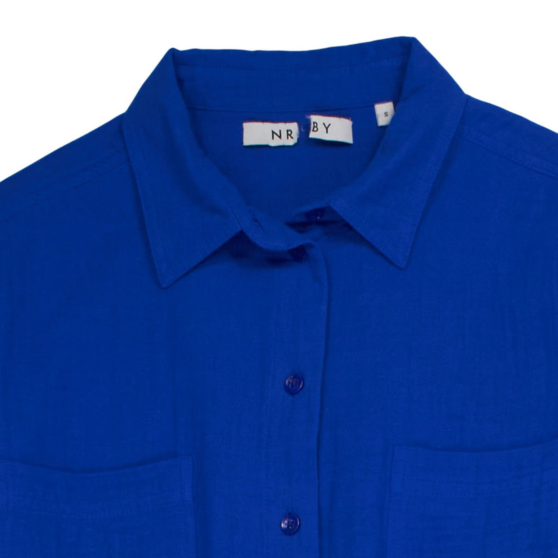 NRBY Blue Long Shirt Dress