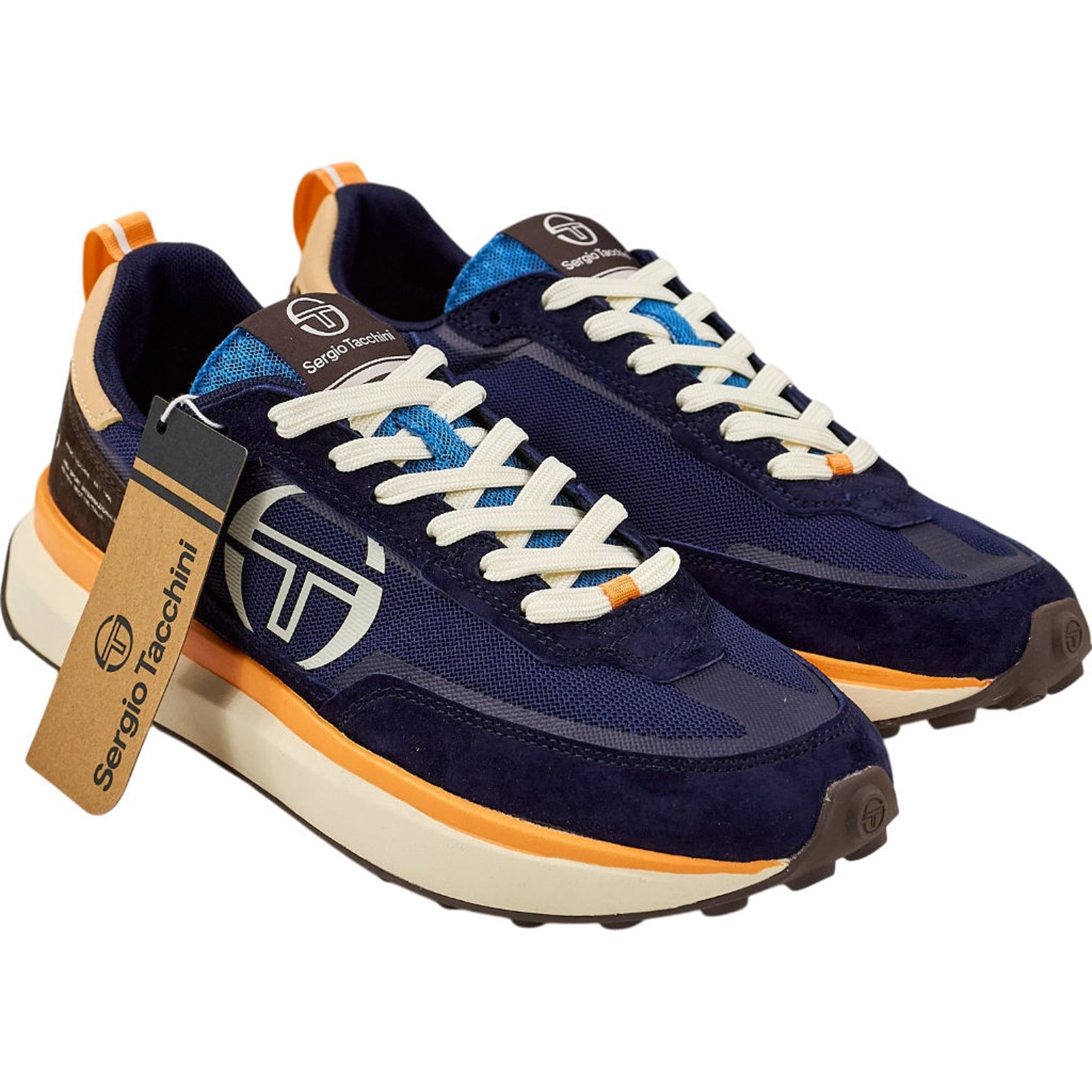 Sergio Tacchini Blue 70's Racer Trainers