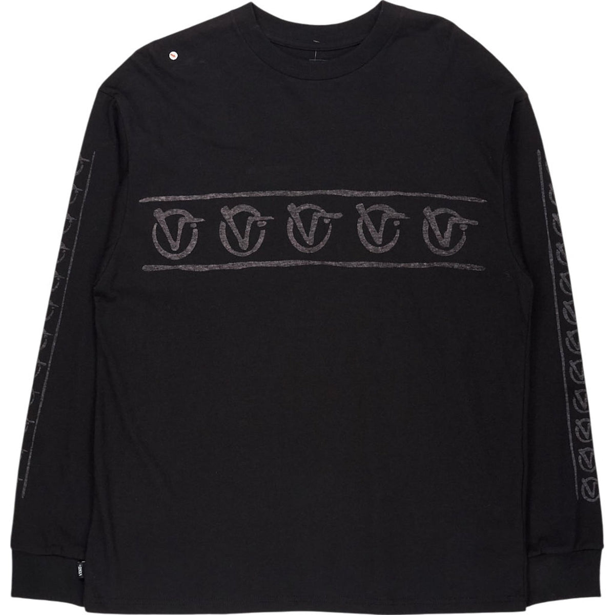 Vans Black Rowan Long Sleeve T-Shirt