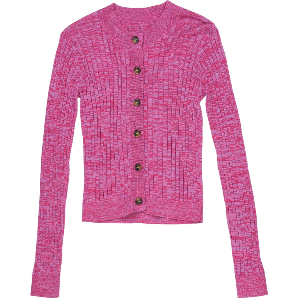 OMNES Pink Daisy Cardigan S