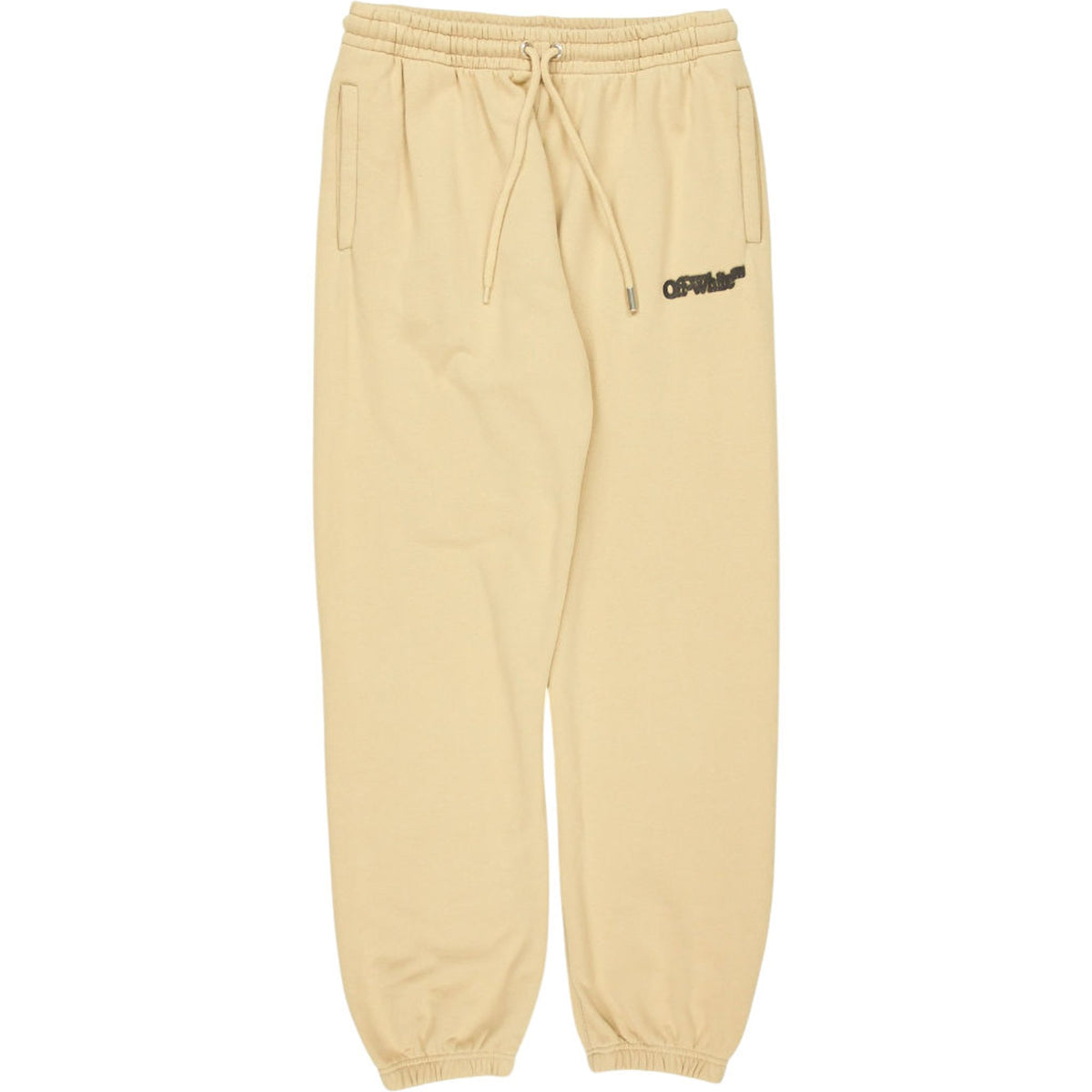 Off-White Beige Joggers Cotton