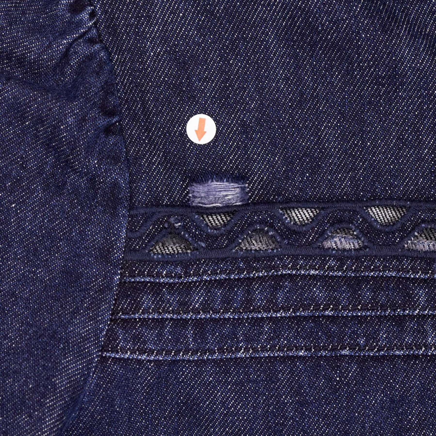 Wyse Blue Denim Midi Dress 1