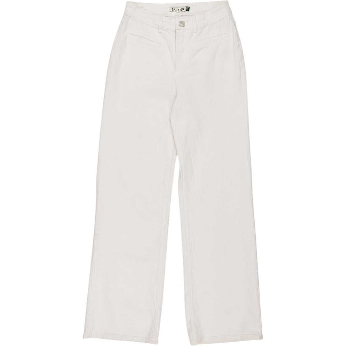 Baukjen White Wide Leg Jeans