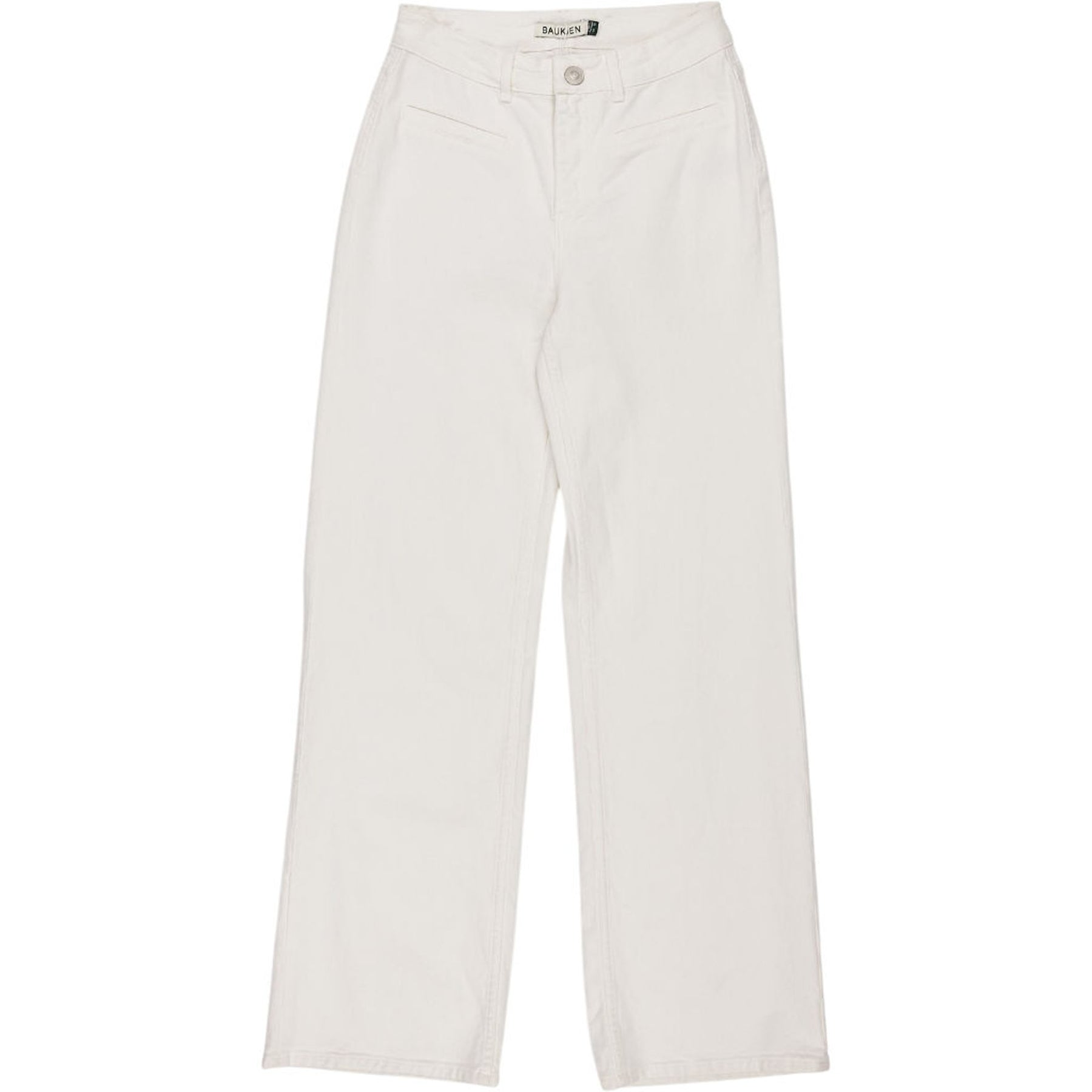 Baukjen White Wide Leg Jeans