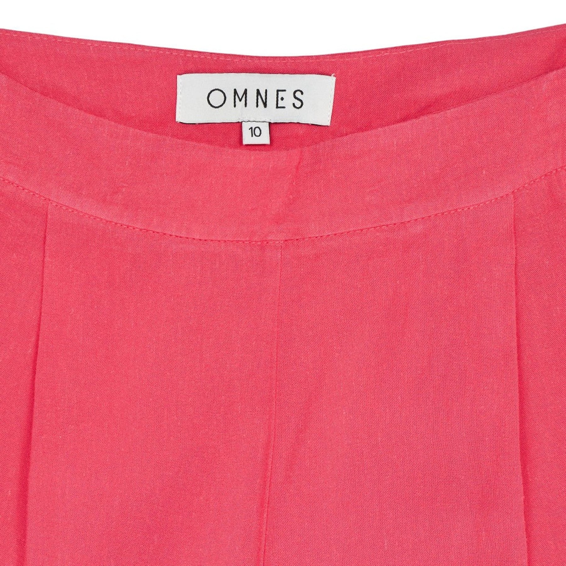 Omnes Pink Button Shorts