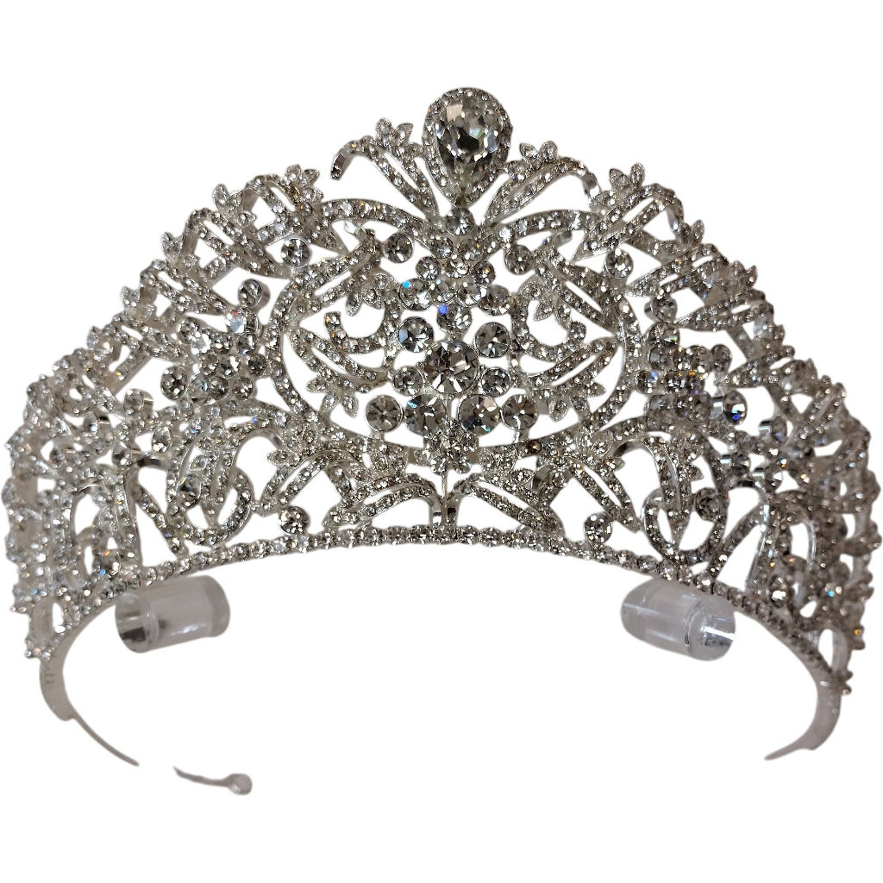 Silver Rhinestone Bridal Tiara