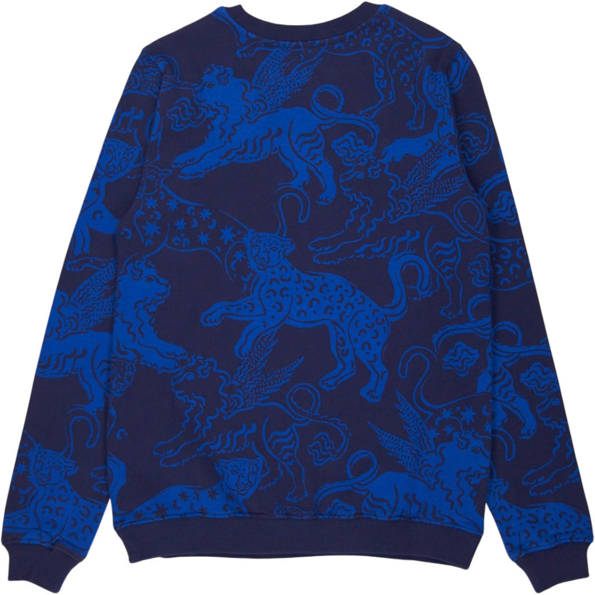 Strong Girls Club Blue Patterned Sweatshirt