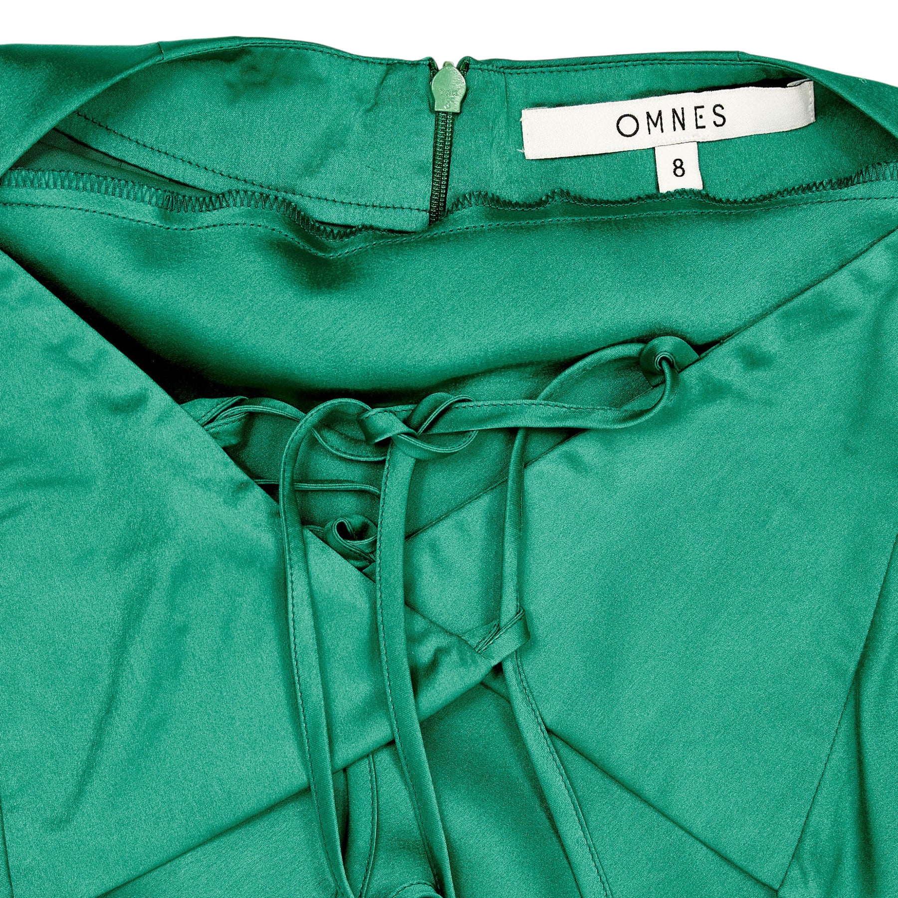 OMNES Green Strappy Dress
