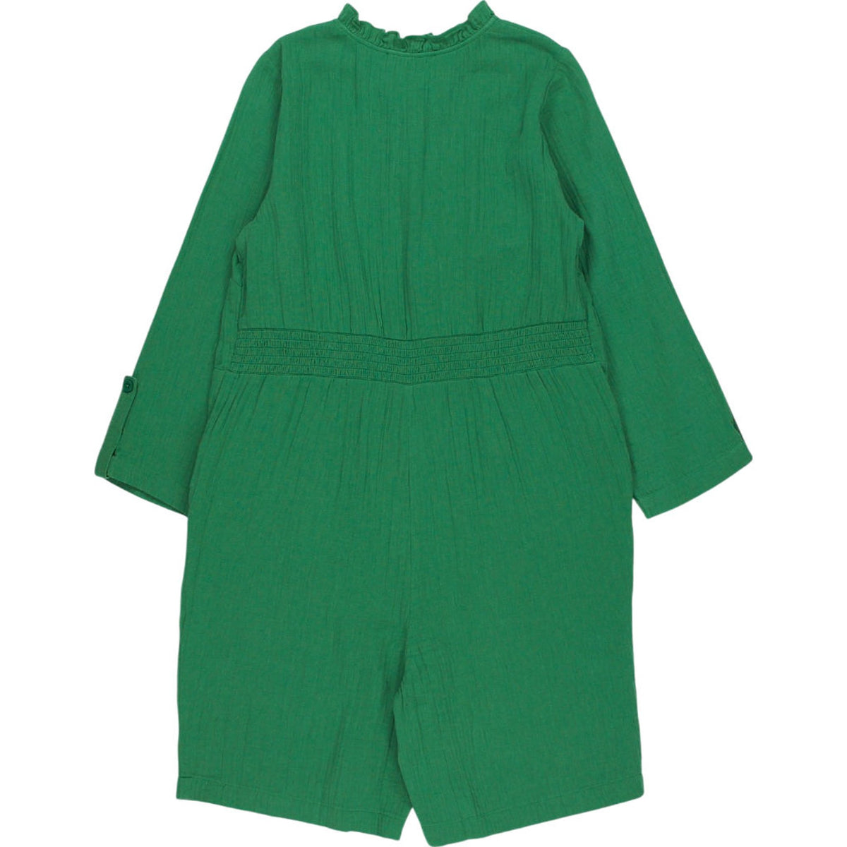 Kirei Green Cotton Jumpsuit