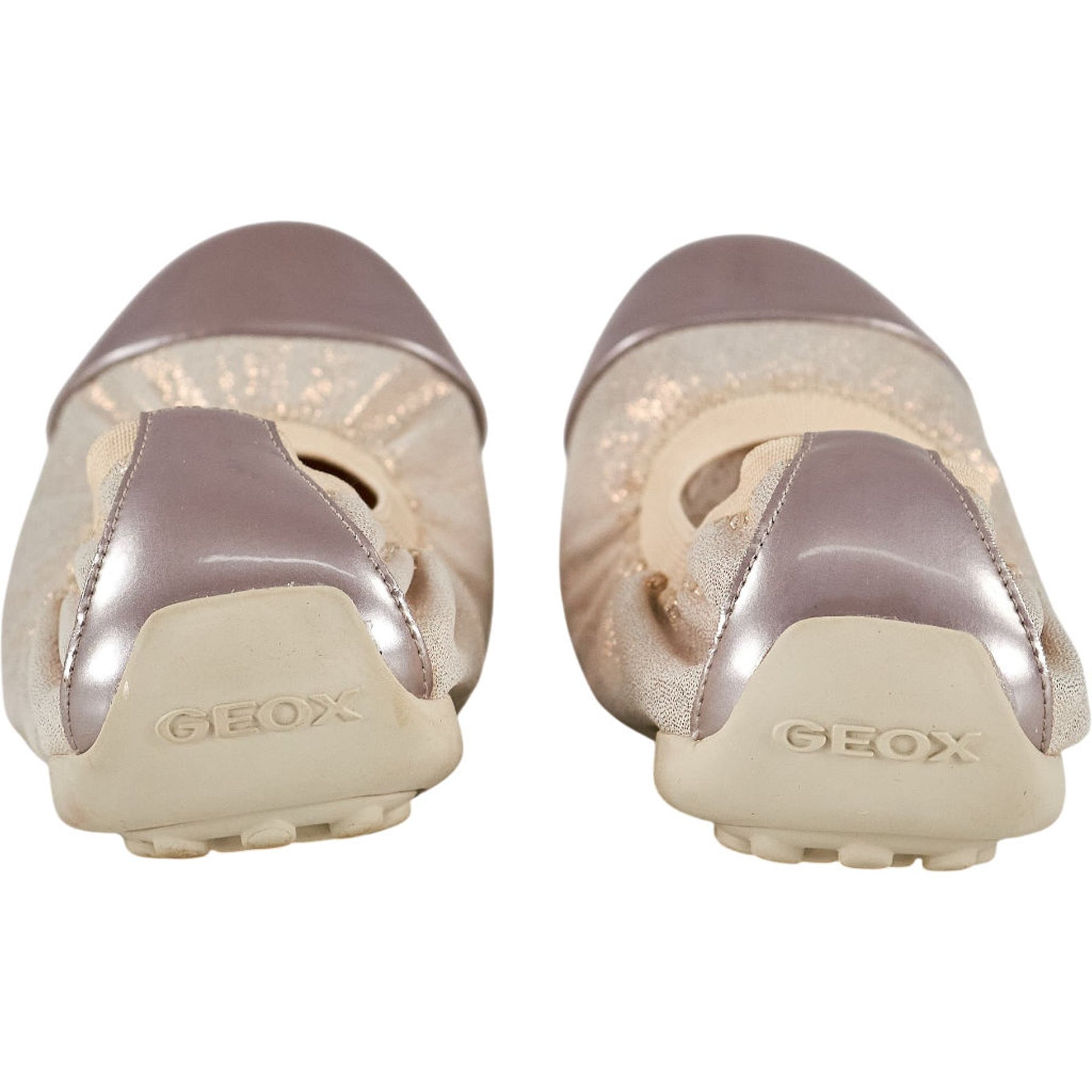 Geox Metallic Ballet Flats