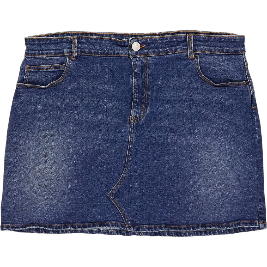 Baukjen Dark Indigo Denim Skirt