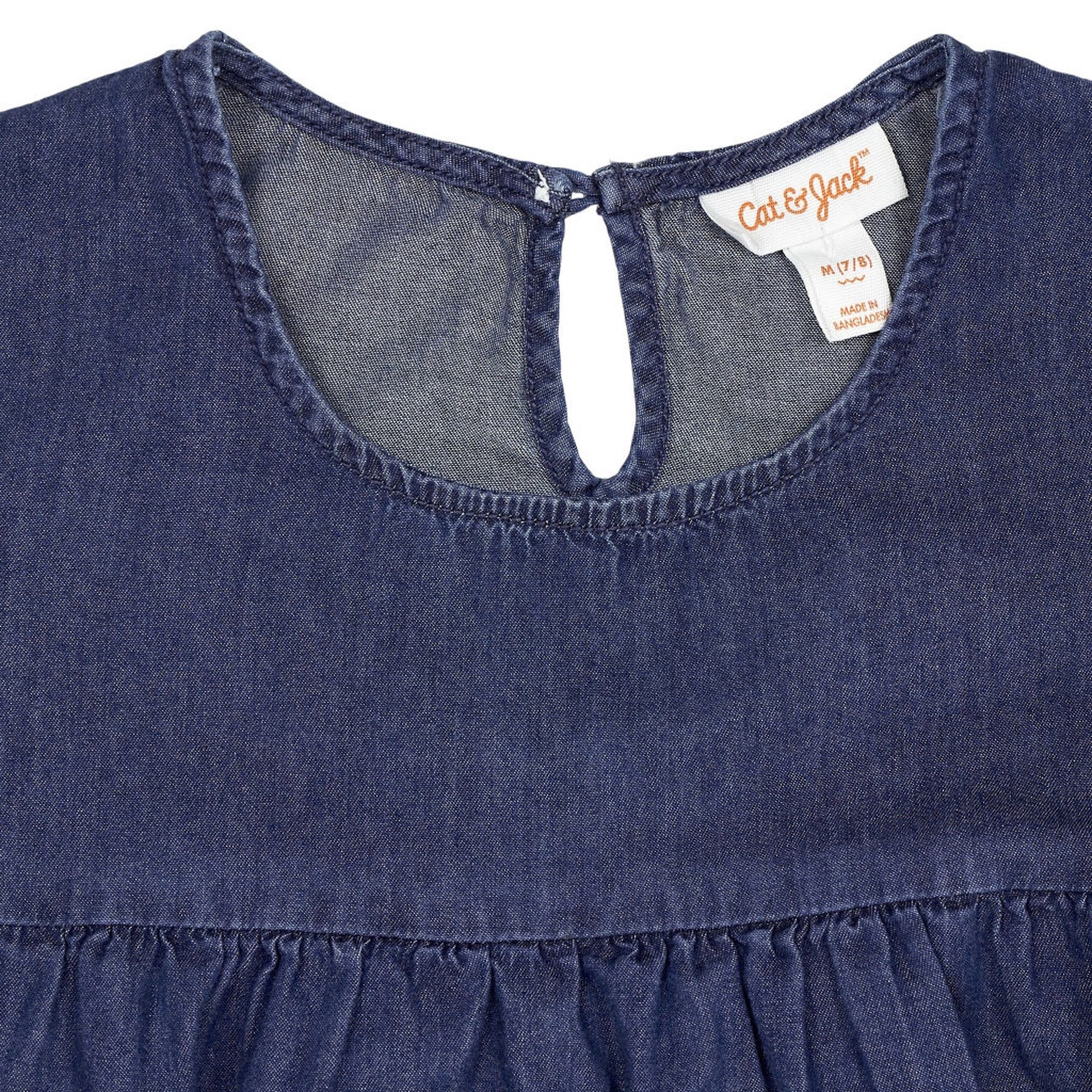 Cat & Jack Blue Ruffle Top