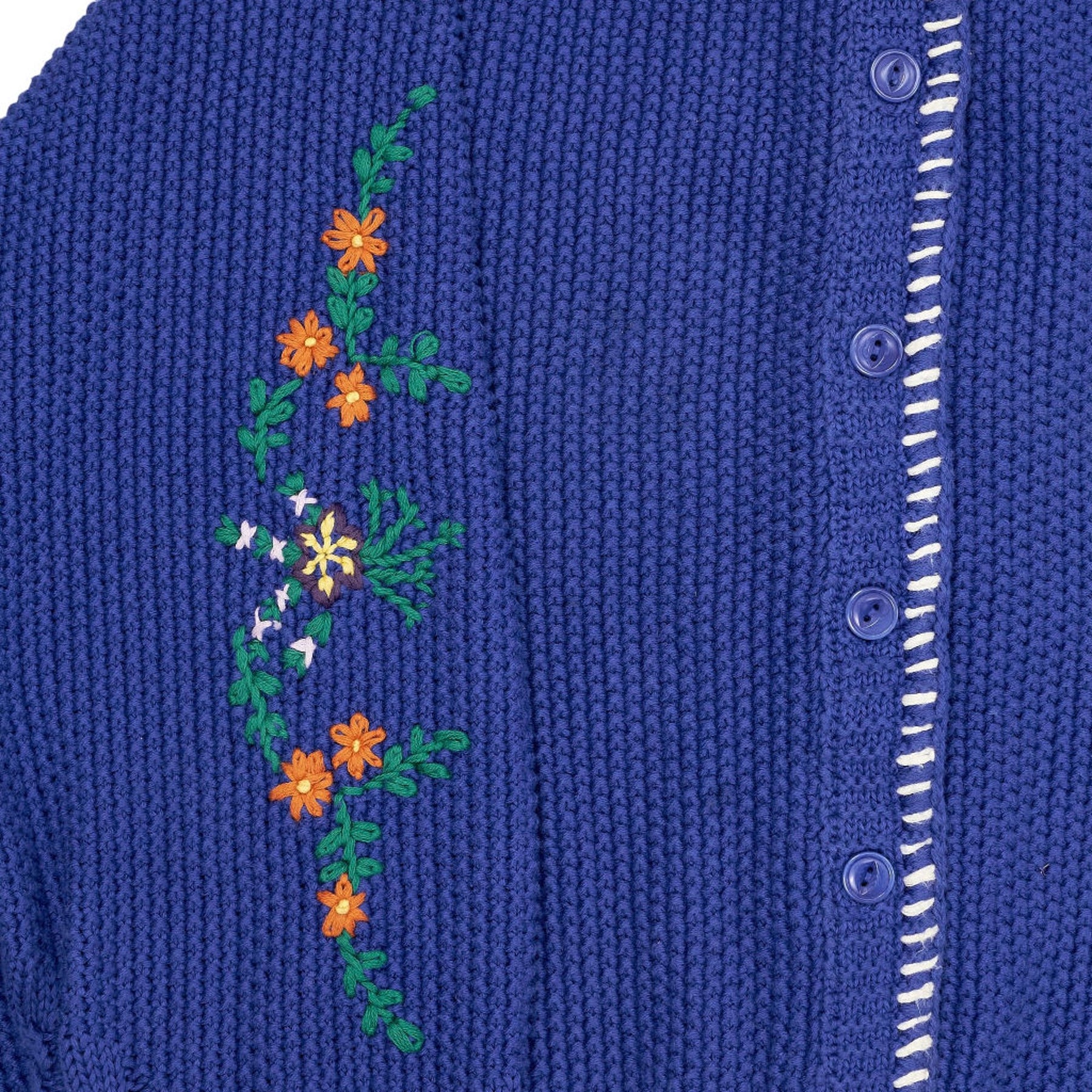 YMC Blue Knit Cardigan L