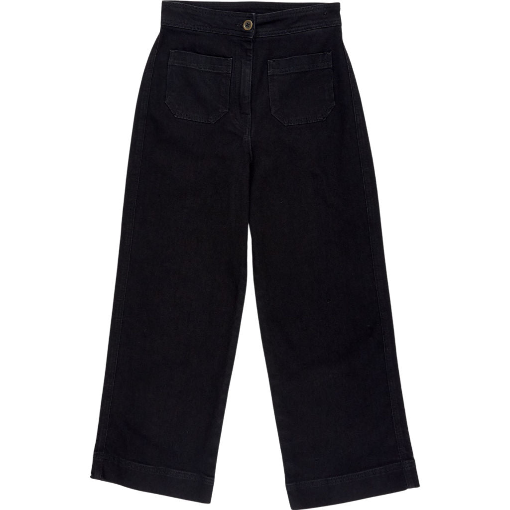 Wyse Black Straight Trousers 1,