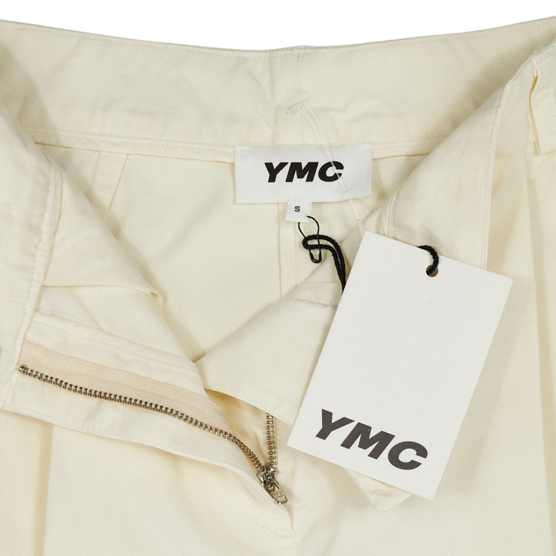 YMC Ecru Cotton Market Trousers