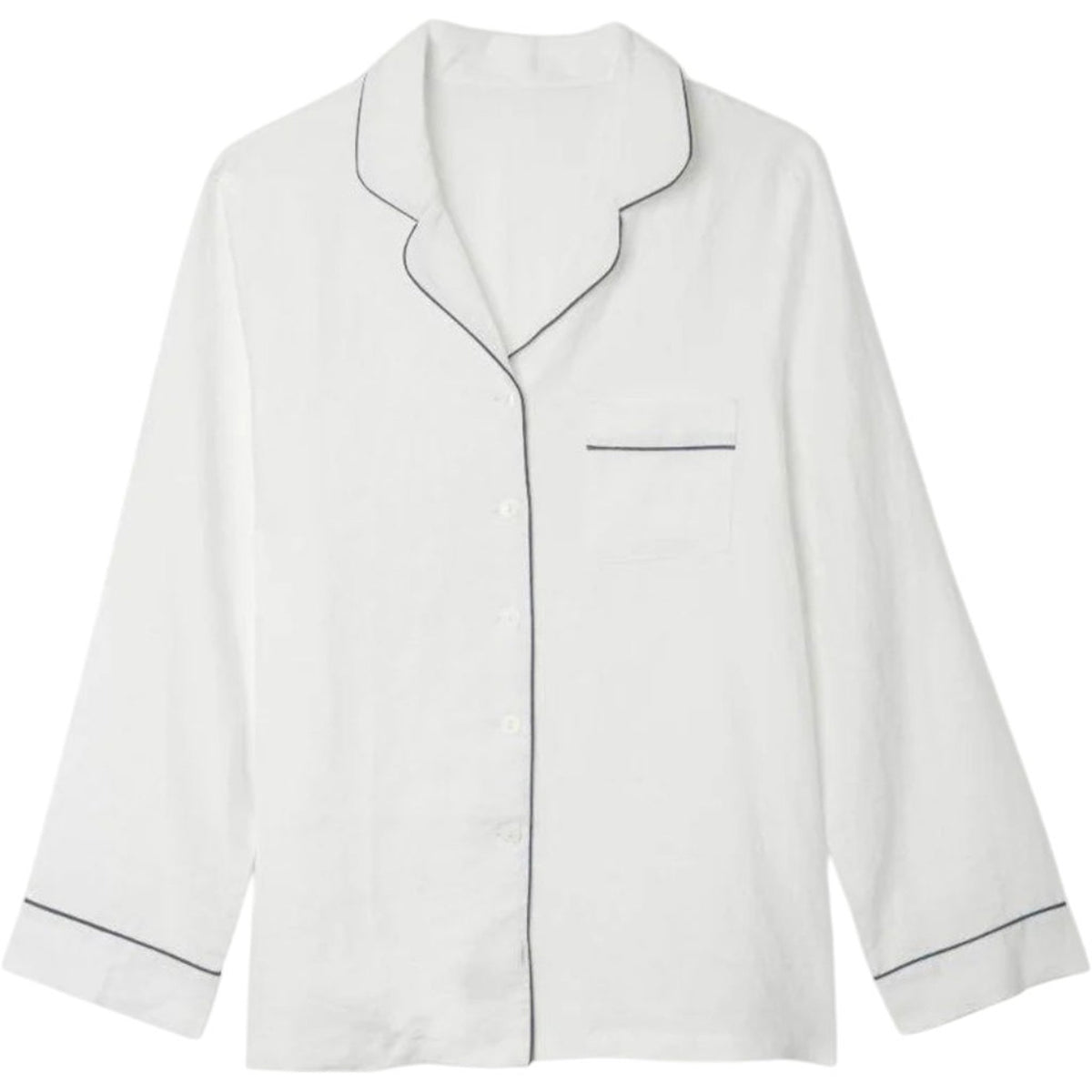 Piglet in Bed White Long Sleeve Pyjama Top