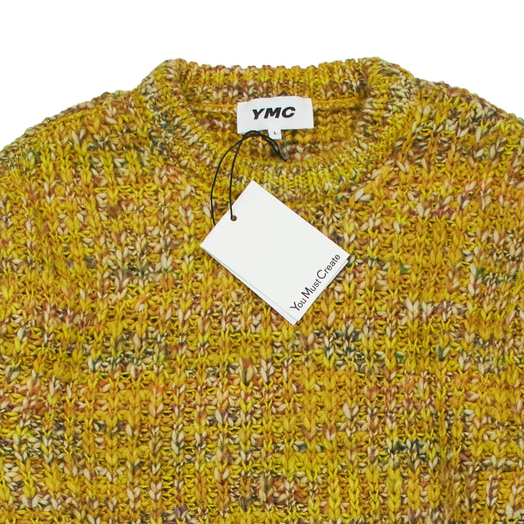 YMC Yellow Multi Knit Jumper