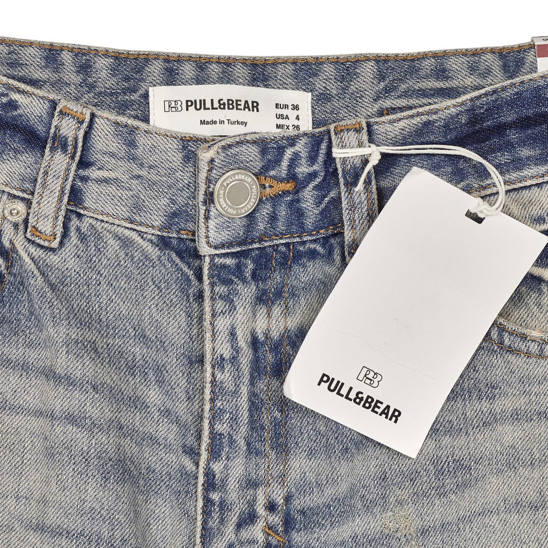 Pull&Bear Blue Balloon Jeans