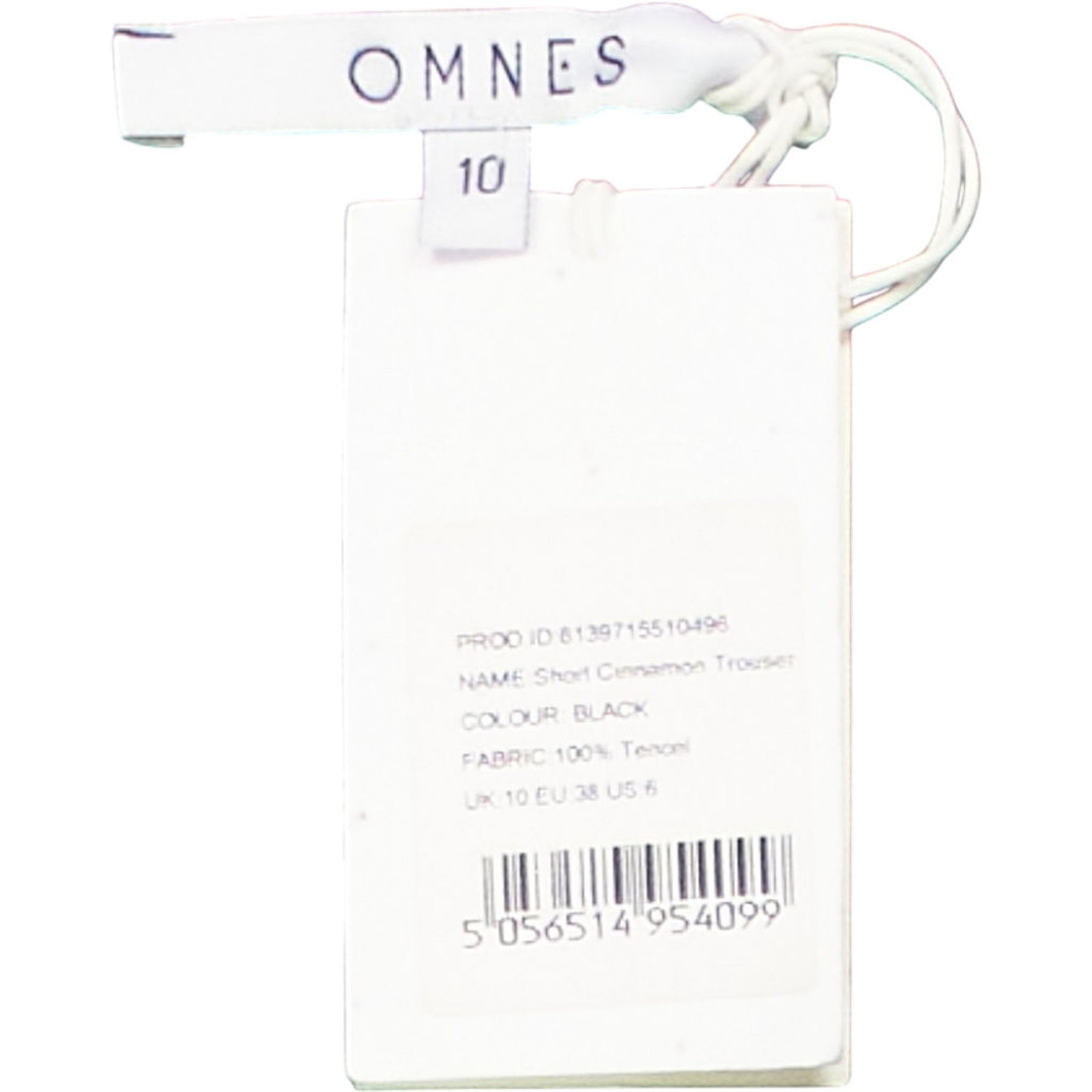 OMNES Black Tencel Cinnamon Trousers