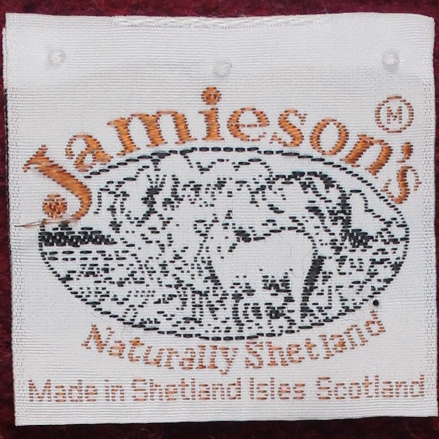 Jamieson Berry Shetland Wool Cropped Jumper