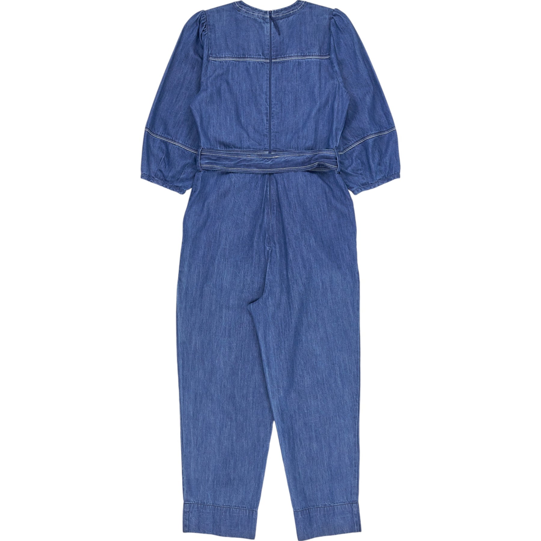 Wyse Blue Denim Mageve Jumpsuit