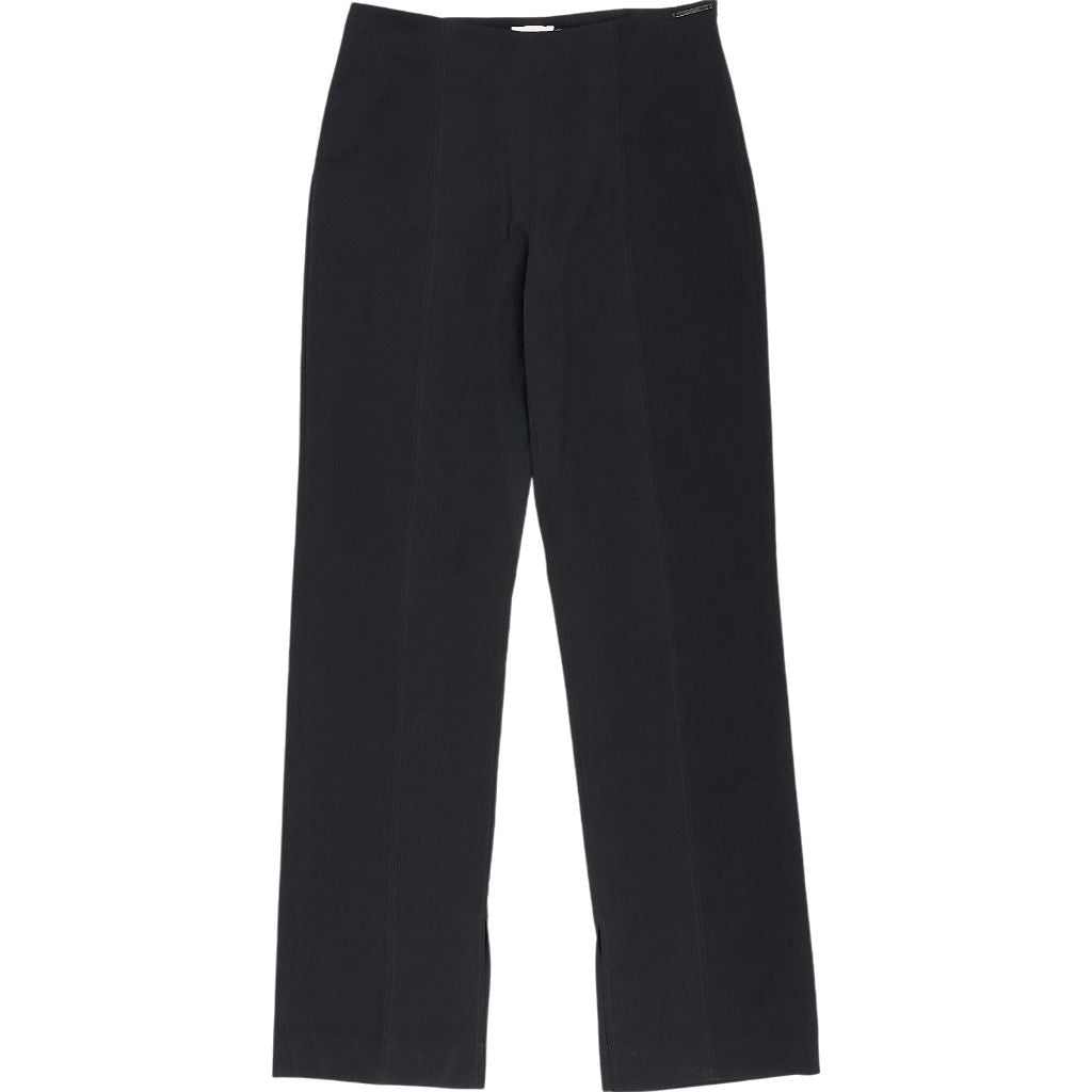 Calvin Klein Black Structure Crepe Slim Leg Pant