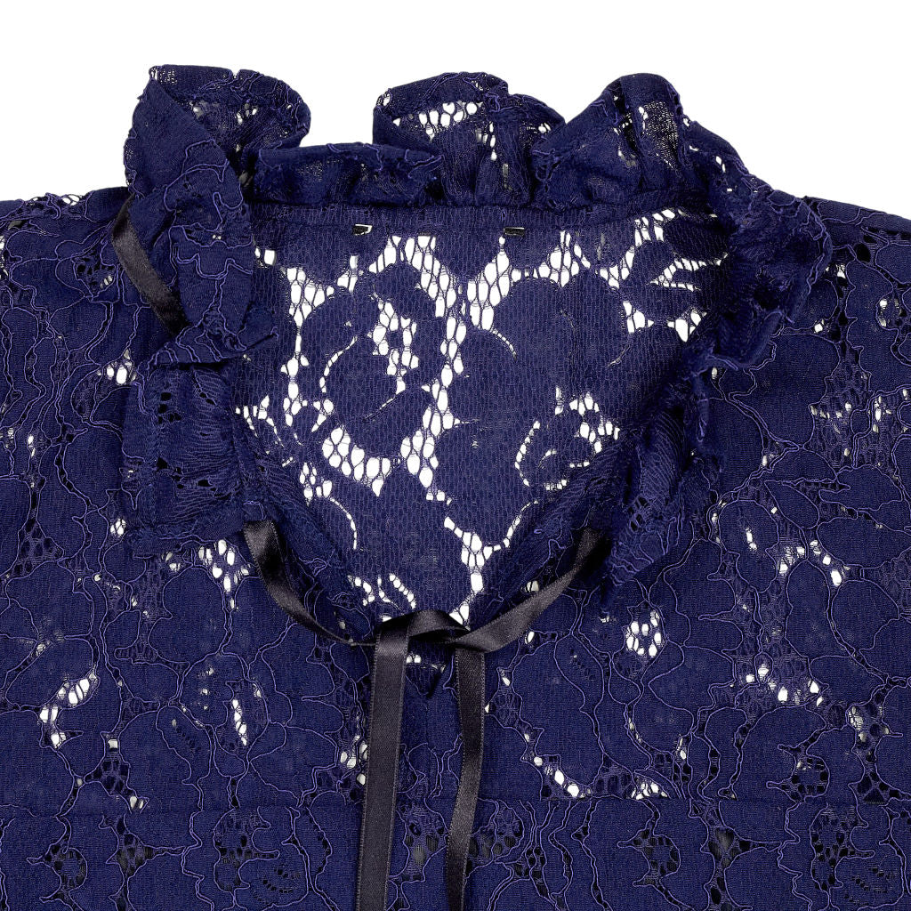 Baukjen Navy Lace Blouse