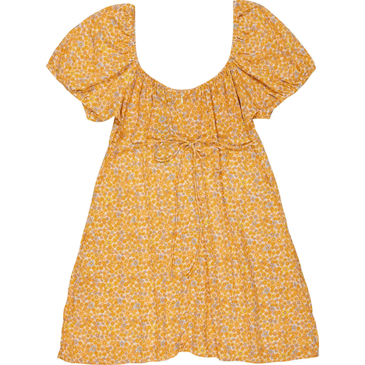 Motel Yellow Floral Sasi Dress