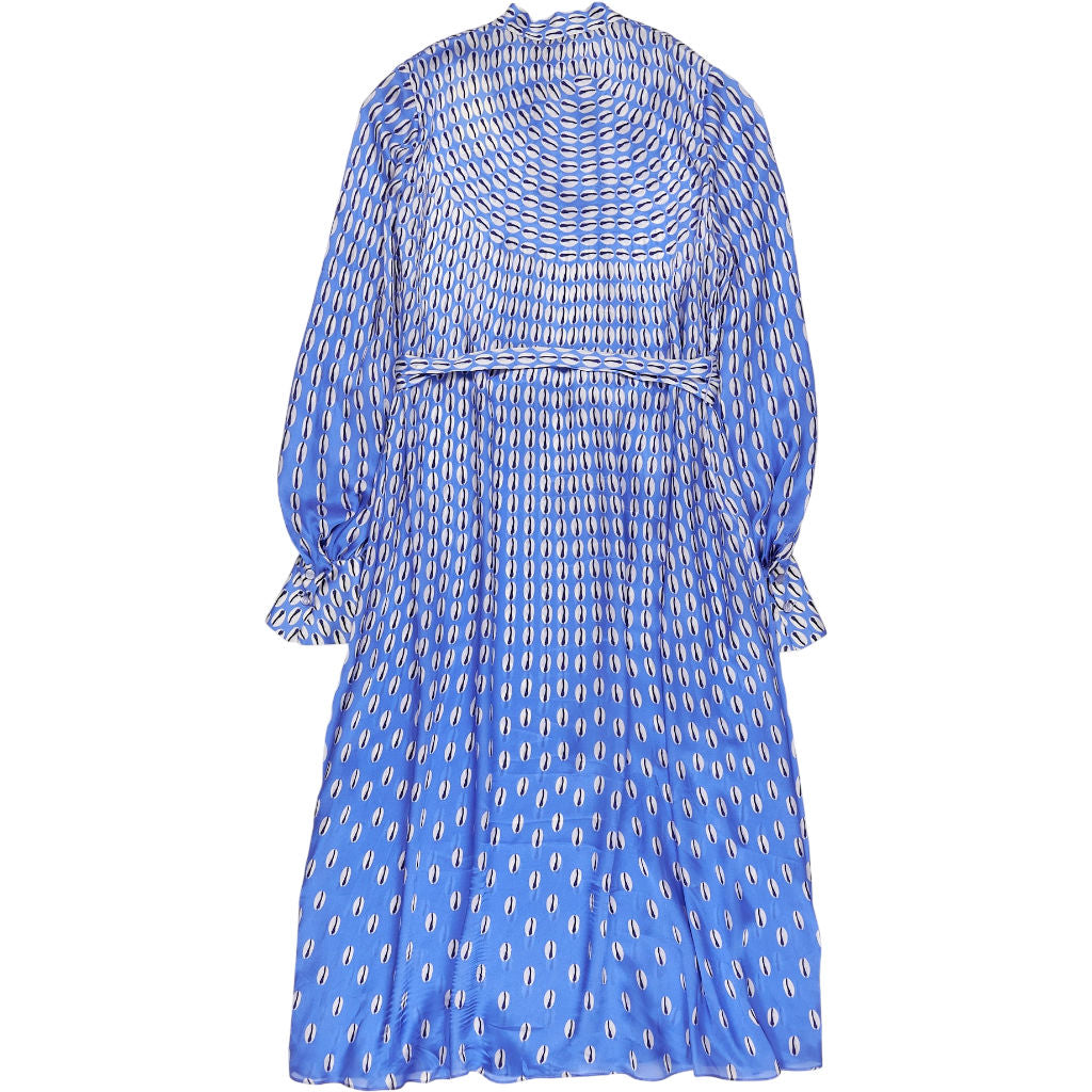 Alice Temperley London Blue Patterned Dress