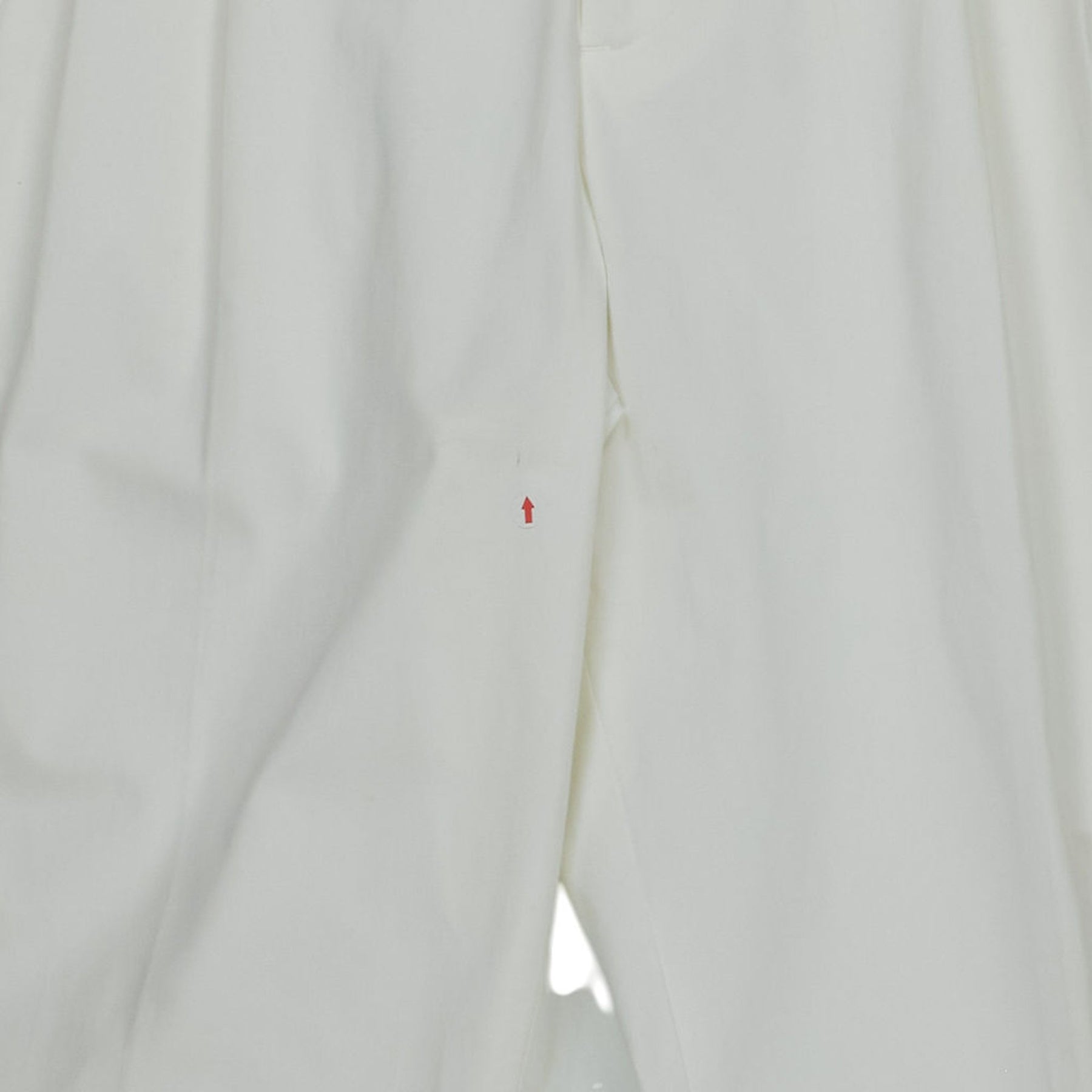 Moss White Pleated Trousers