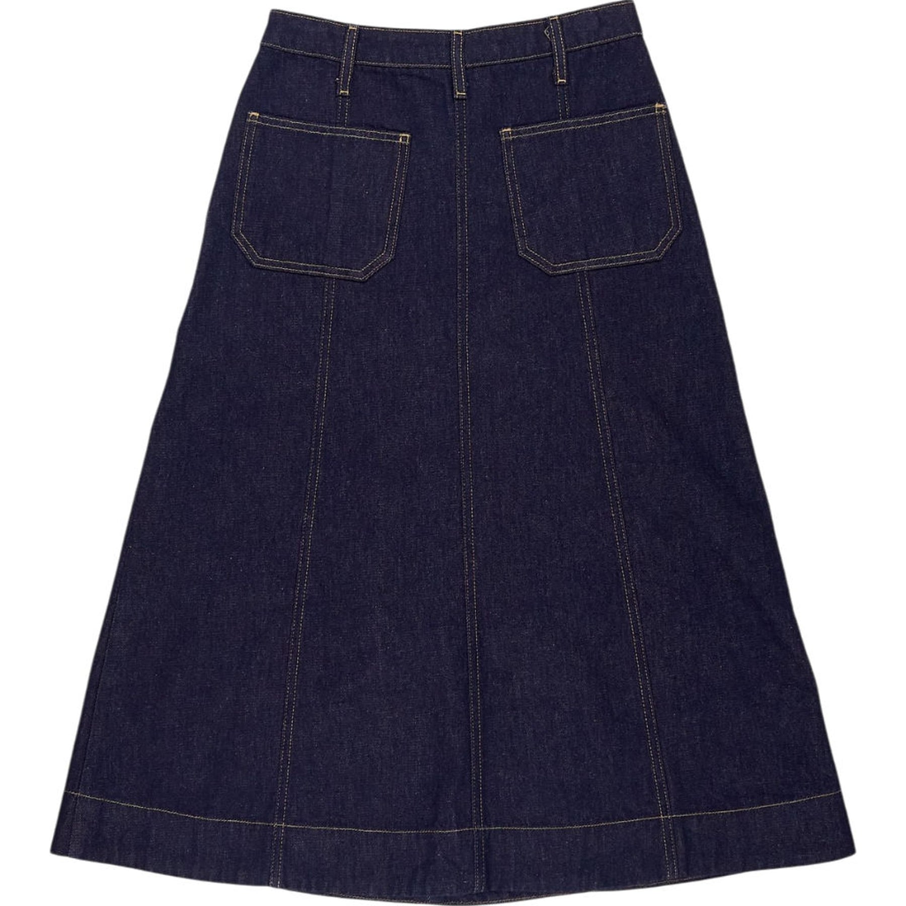 Moseley Road Blue Iris Denim Skirt