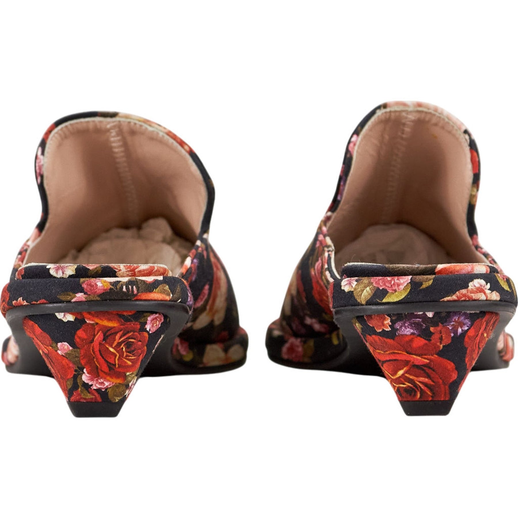 Mother of Pearl Reike Nen Floral Mules