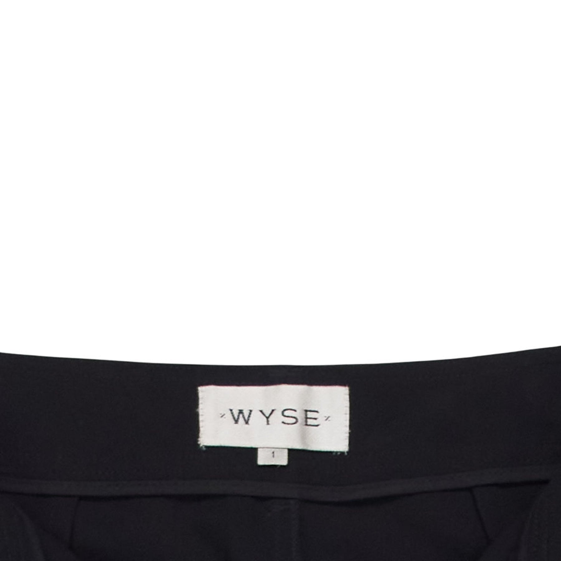 Wyse Black Trousers with Pockets