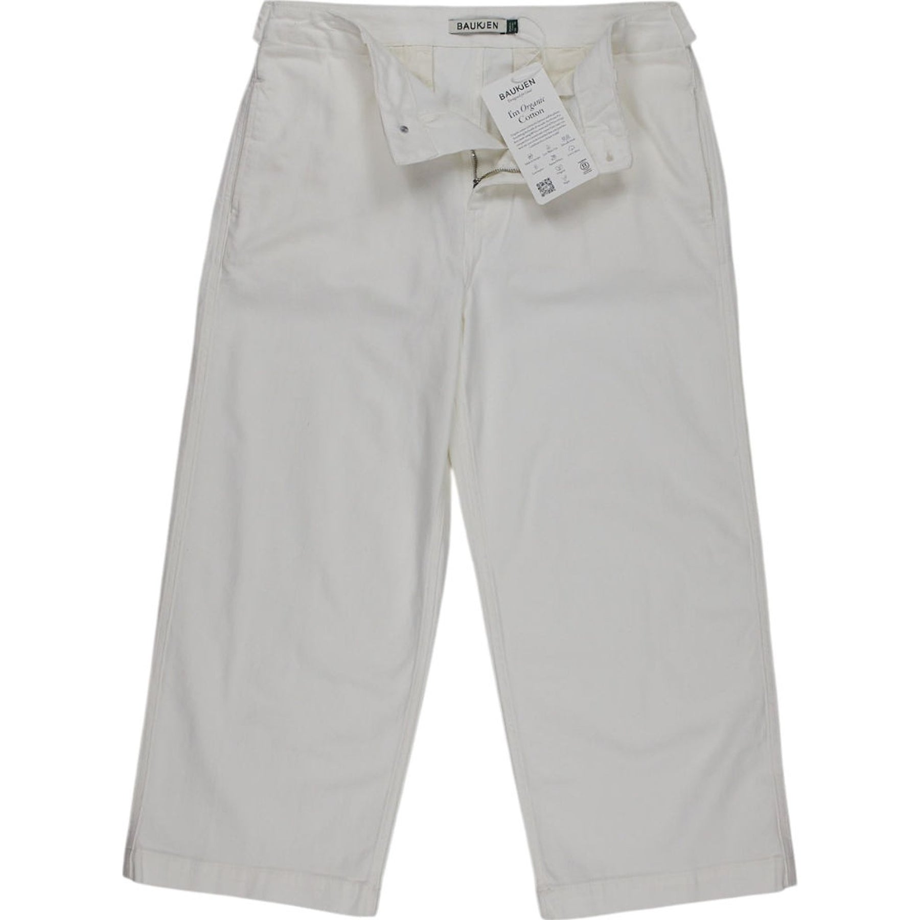 Baukjen White Cropped Trousers