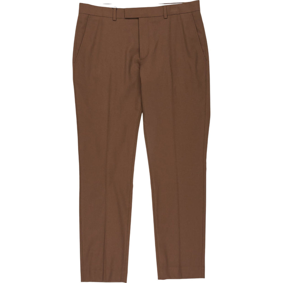 Moss Brown Slim Fit Trousers