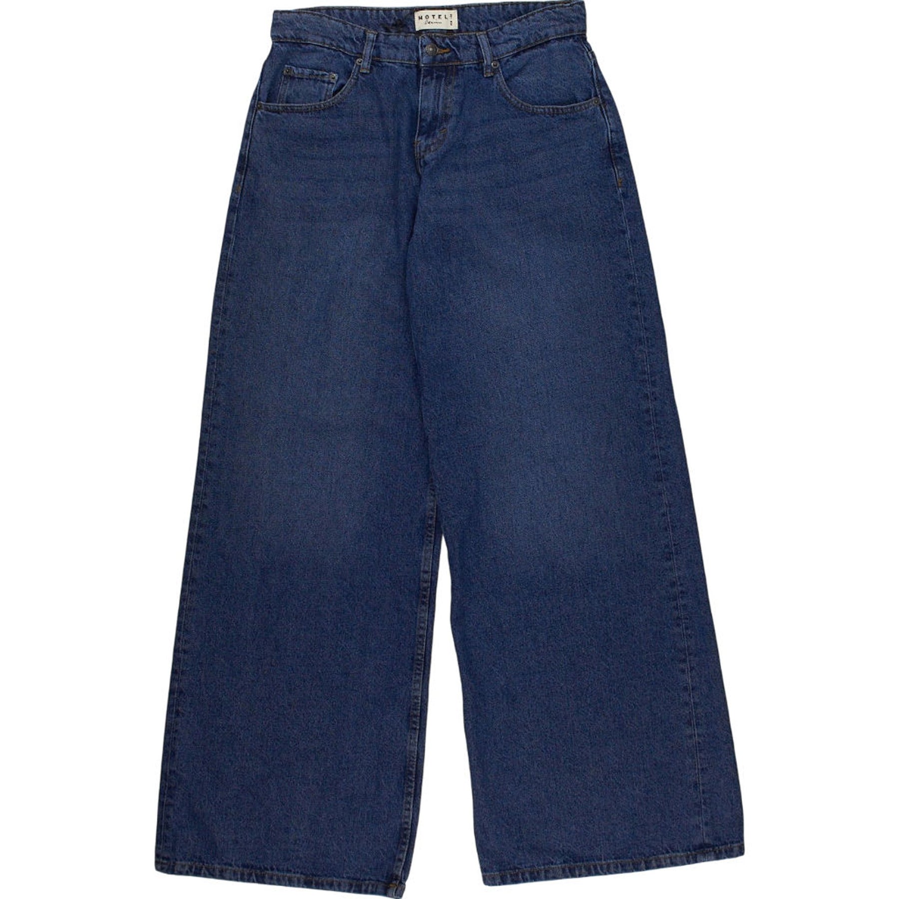 Motel Blue Denim Wide-Leg Jeans
