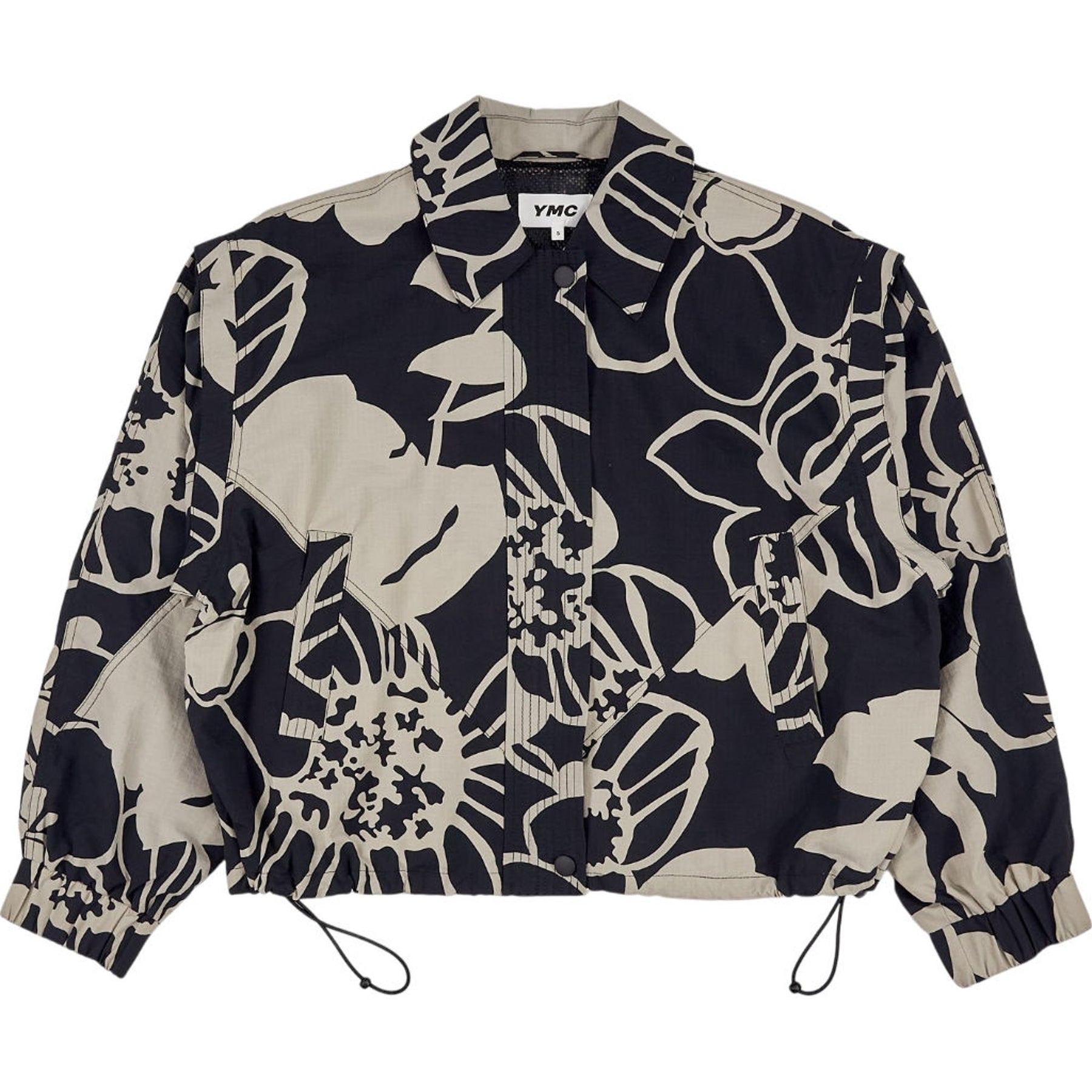 YMC Black Floral Pattern Jacket S