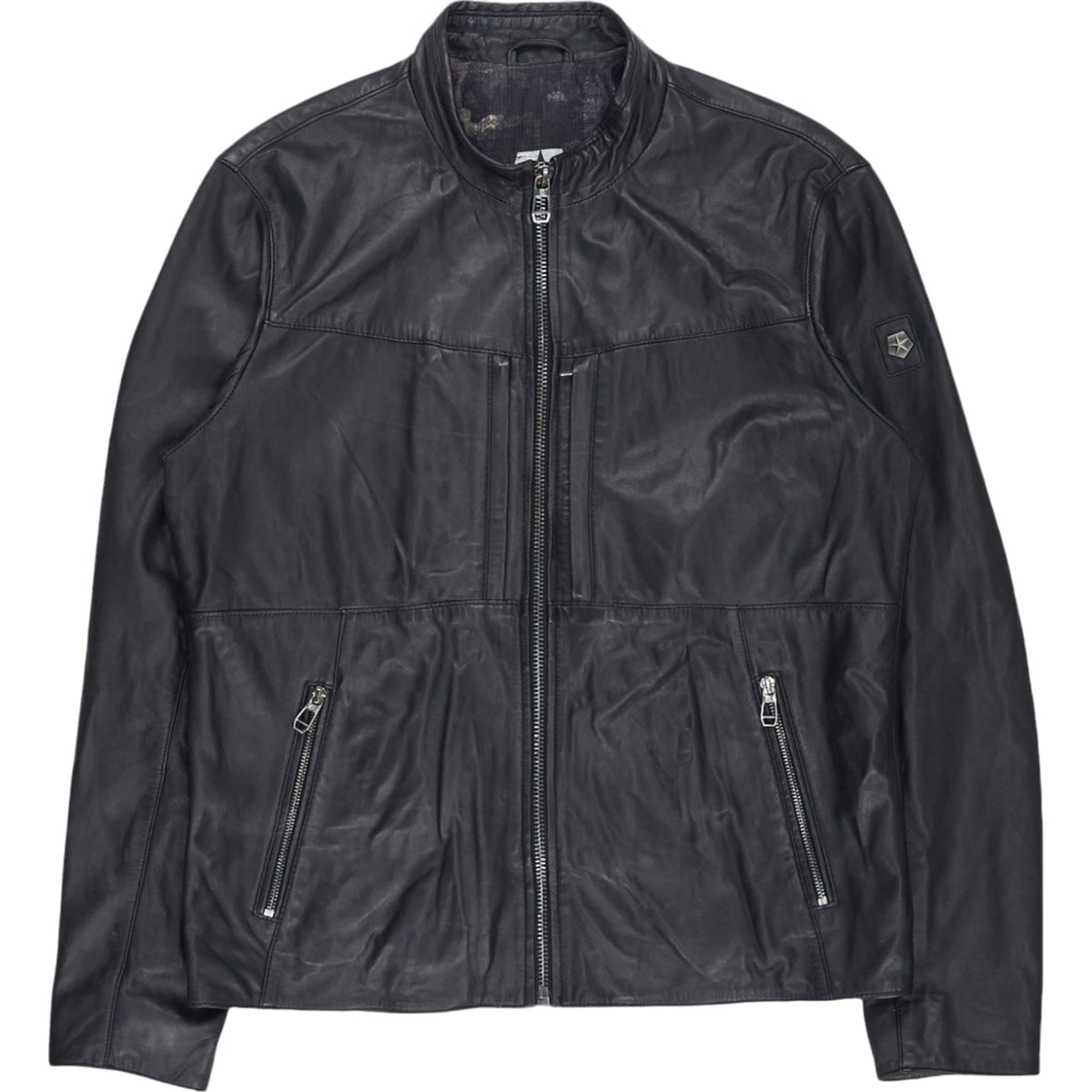 Milestone Black Leather Jacket