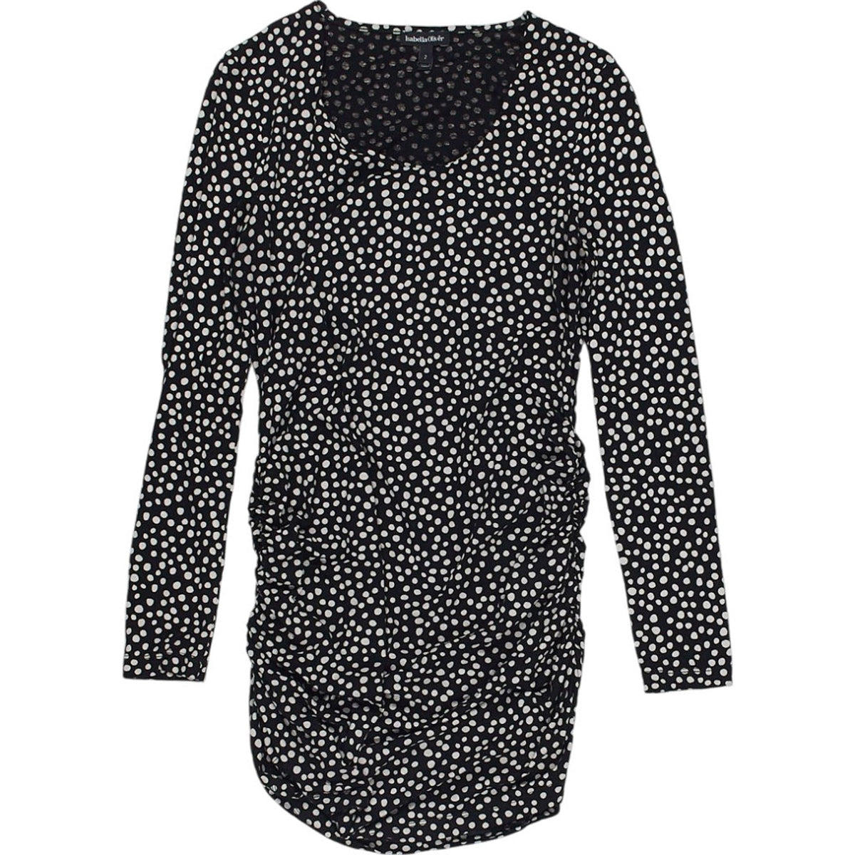 Isabella Oliver Black Polka Dot Maternity Top