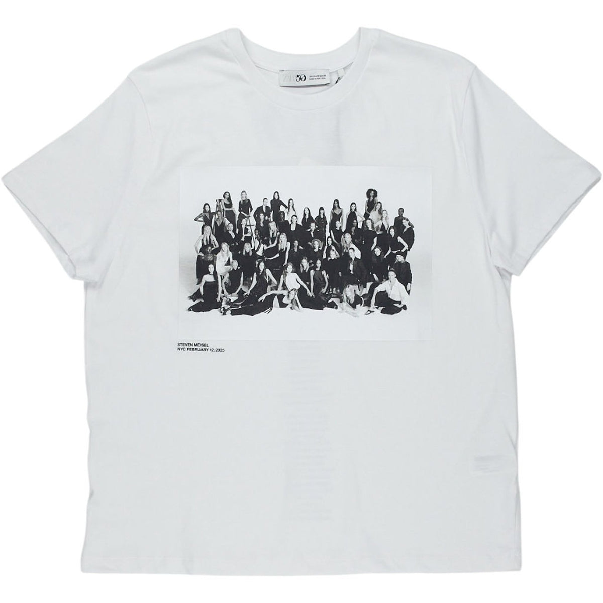 Zara White Graphic T-Shirt