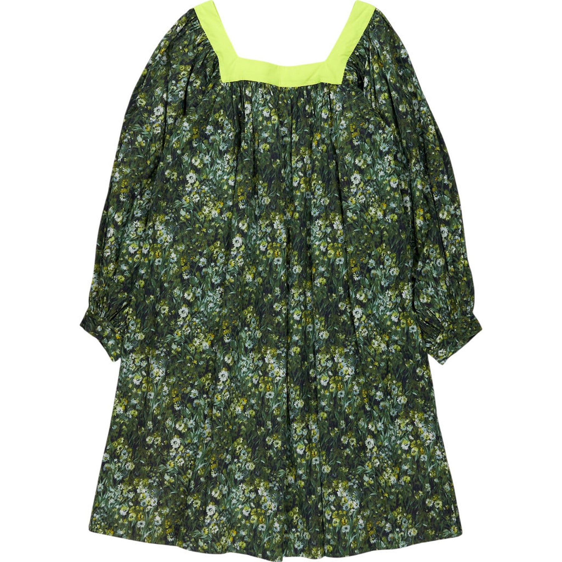 Batsheva X Laura Ashley Green Floral Bembridge Dress