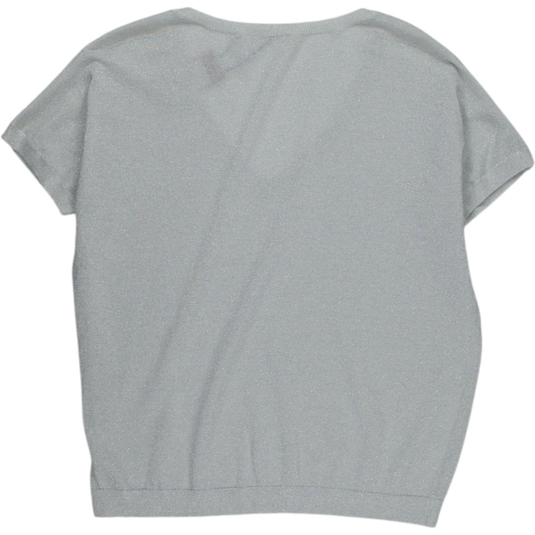 Hush Silver Metallic Rainbow Stitch Top