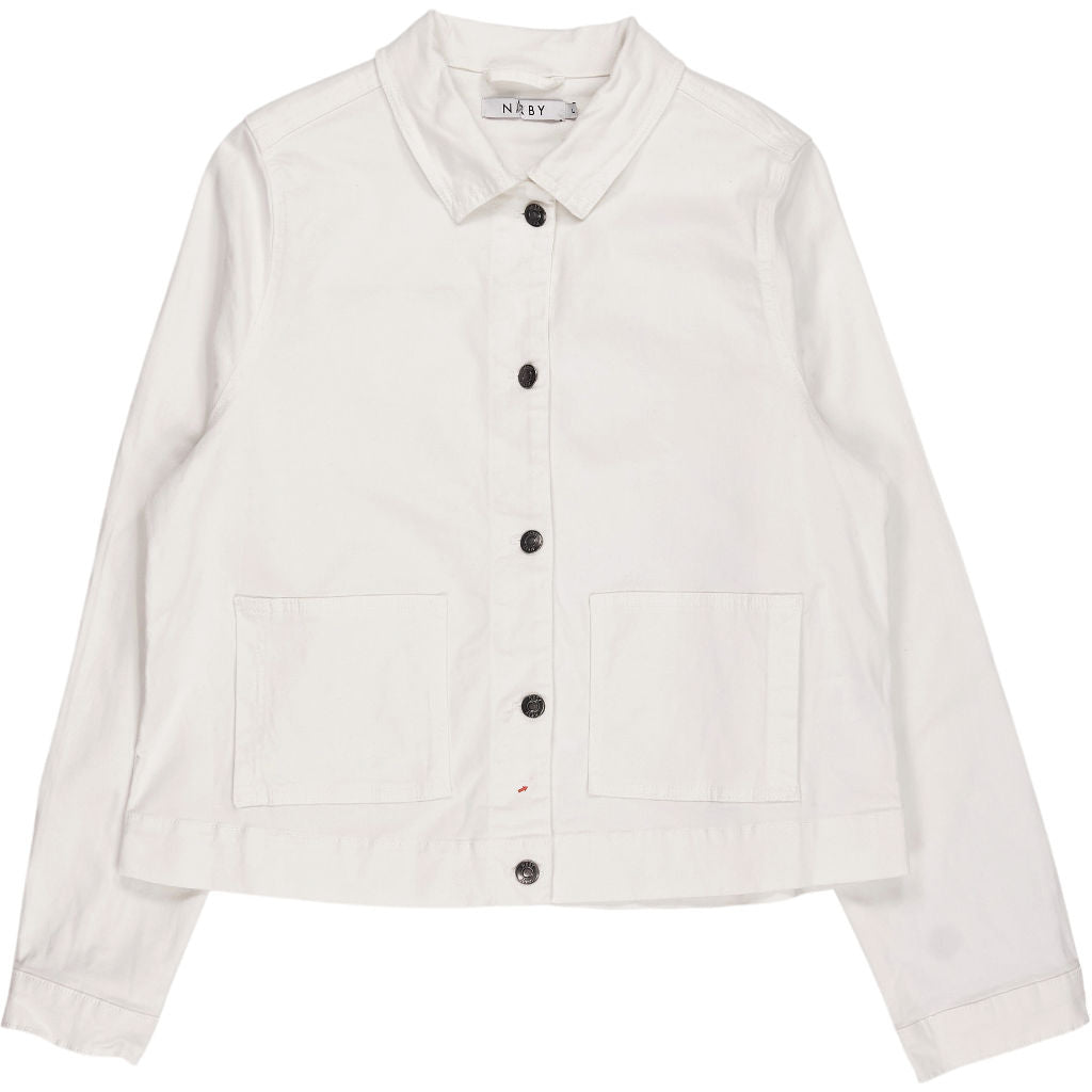 NRBY White Cotton Jacket