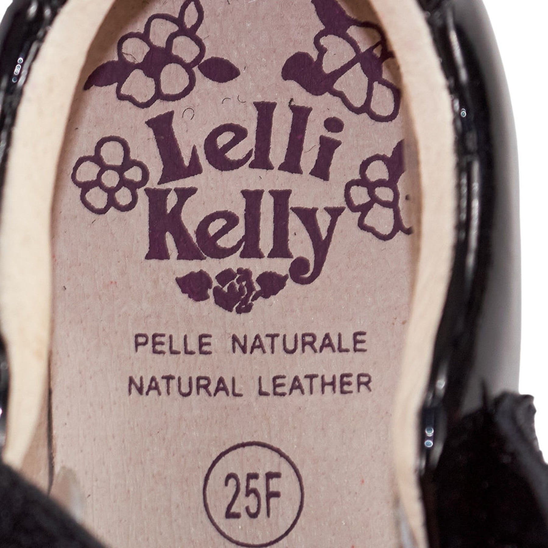 Lelli Kelly Black Patent Colourissima Shoes
