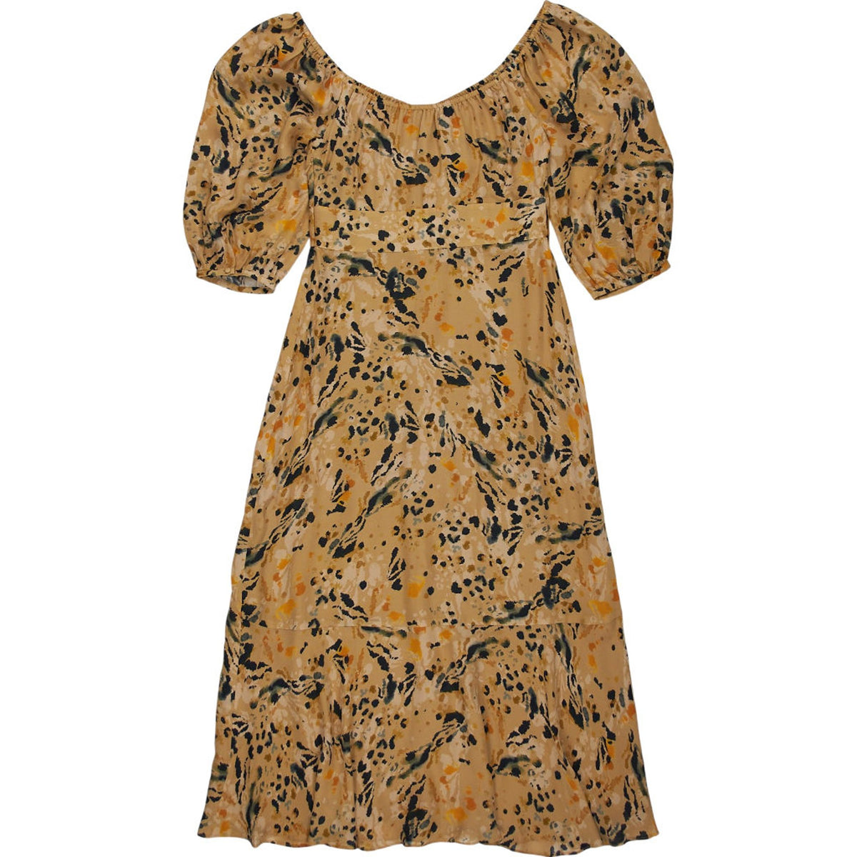 Whistles Leopard Print Silk Dress