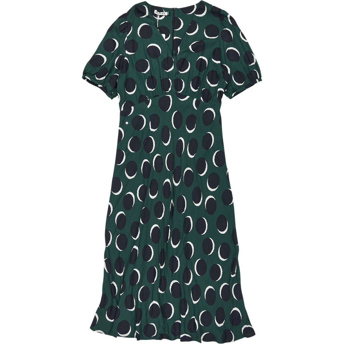 Baukjen Green Shadow Spot Kaydence Dress
