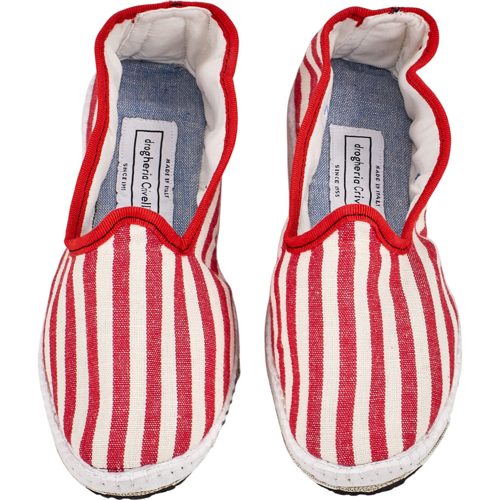 Drogheria Crivellini Red Stripe Furlane Slippers